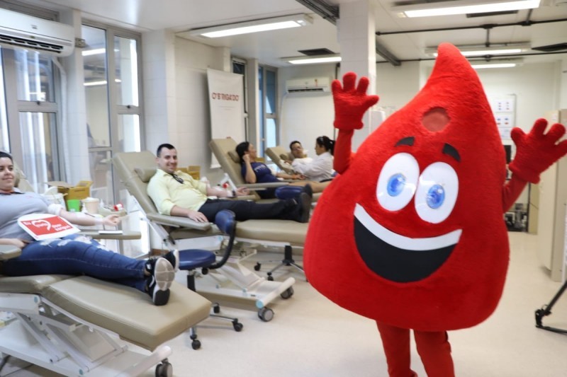 Hospital de Pronto Socorro de Porto Alegre e Hemocentro fazem atividade